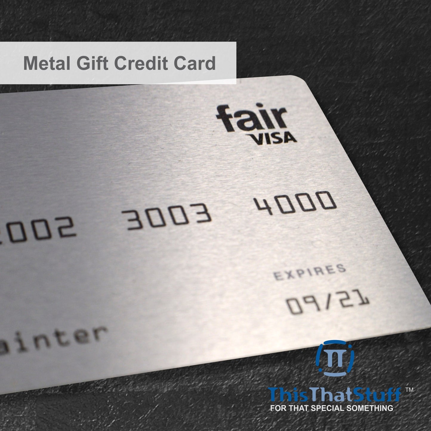 Custom Printed AluSeries Metal Cards | Credit Card Sized | Aluminum for Membership Cards, Business Cards and Invitations