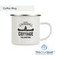 Custom Printed Metal Enamel Coffee Mug | Cottage Designs