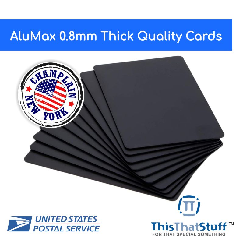 Anodized Aluminum Business Cards  Aluminum Business Card Blanks