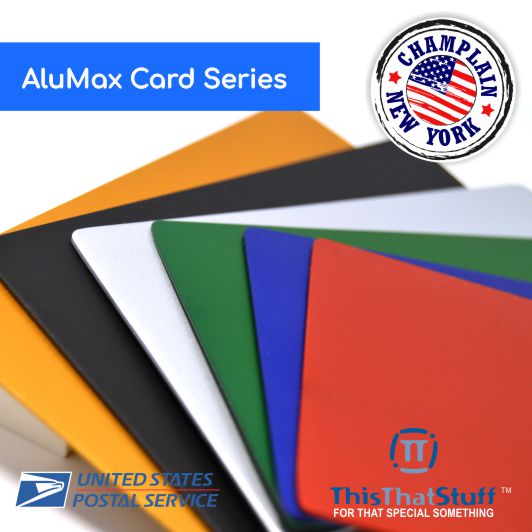 AluMax Anodized Metal Cards - Wholesale Blanks - ThisThatStuff –  ThisThatStuff™