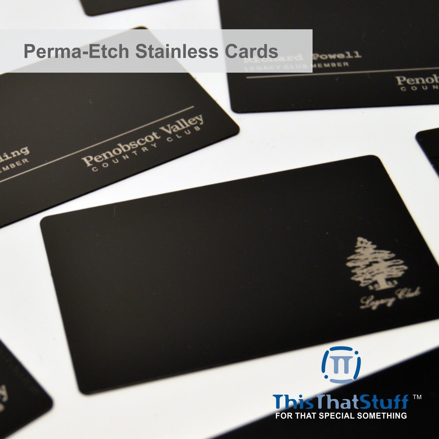 Stainless Steel Business Cards - Membership or VIP Metal Cards for any Luxury event - Quick & Easy to order with fast turnaround