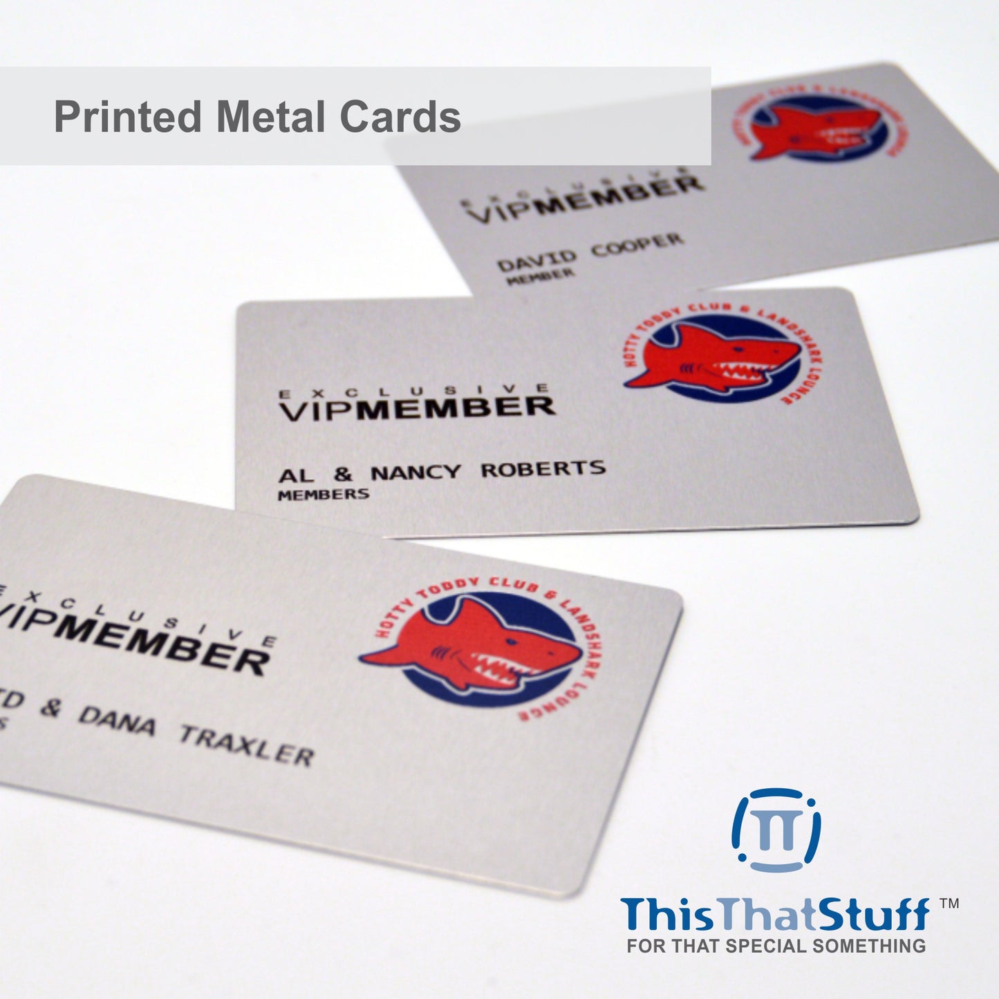 Quality Heavy Stainless Steel Business Cards - Membership - VIP Metal Cards for any event - Inhouse Graphic department