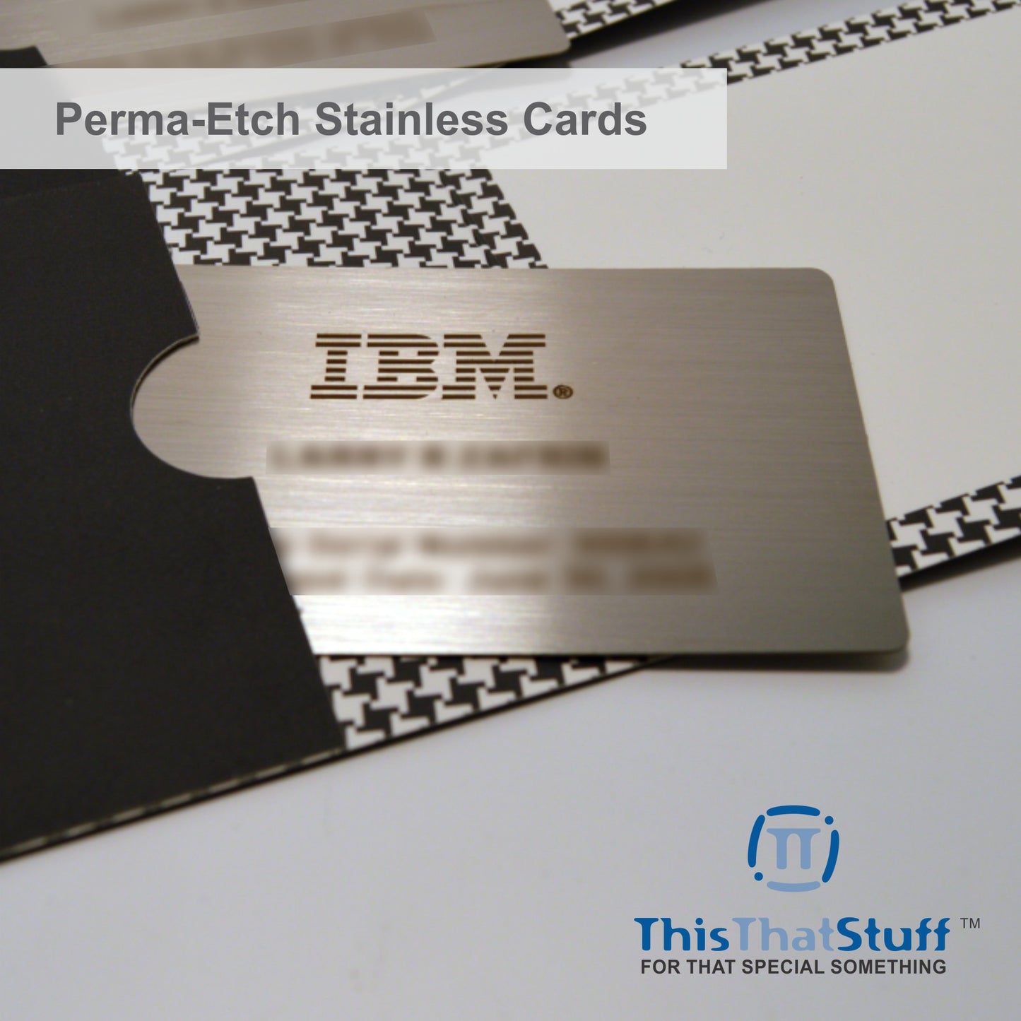 Stainless Steel Business Cards - Membership or VIP Metal Cards for any Luxury event - Quick & Easy to order with fast turnaround