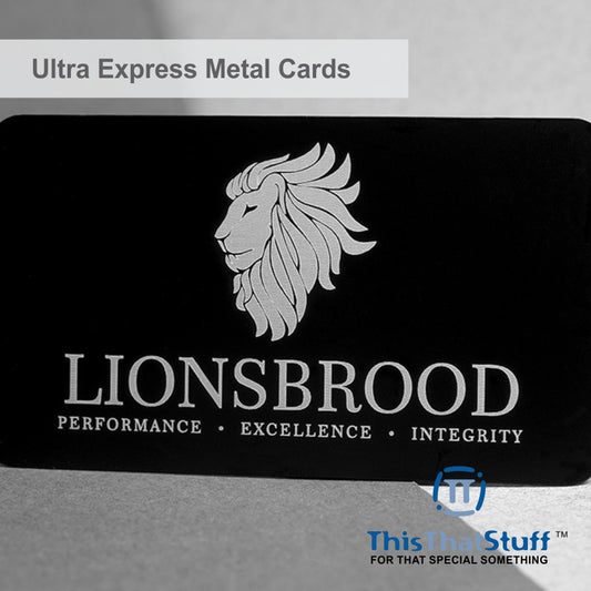 Deluxe Stainless Steel Perma-Etch Metalux Series | Membership Cards | Engraved Business Cards | VIP Cards | Gift Cards | Special Events