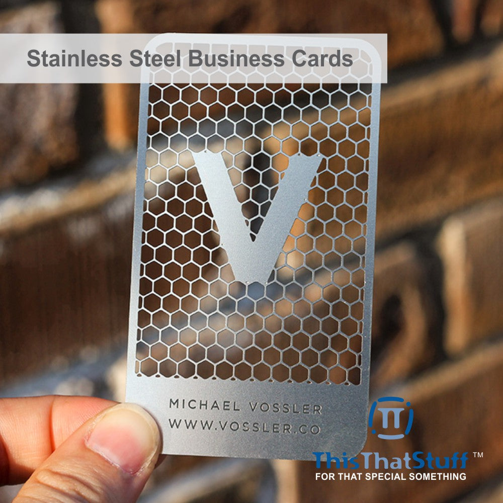 Stainless Steel Business Cards