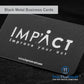 Metalux Black Metal Business Cards | Membership Cards | VIP Cards | Gift Cards | Special Events