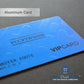 Custom Printed AluSeries | Metal Business Cards | Credit Card Sized | For Membership Cards, Business Cards and Invitations