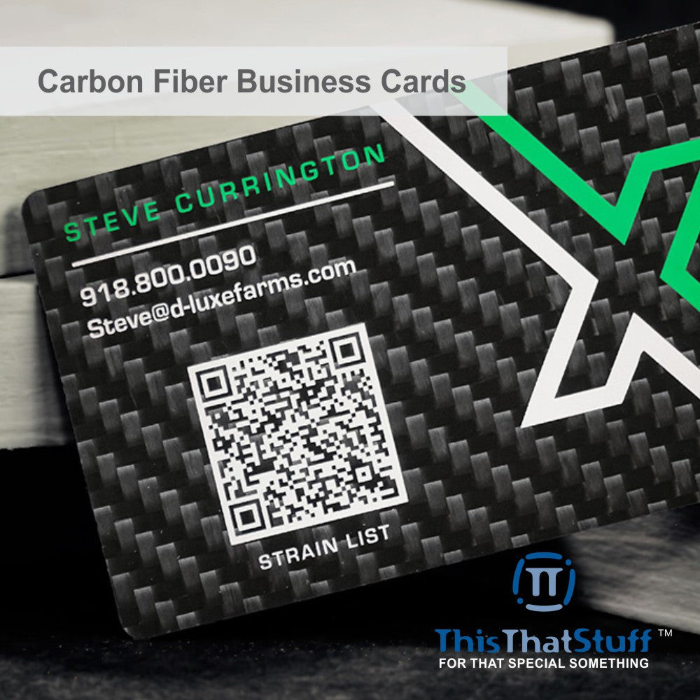 Metalux Carbon Fiber Business Cards | Membership Cards | VIP Cards | Gift Cards | Special Events