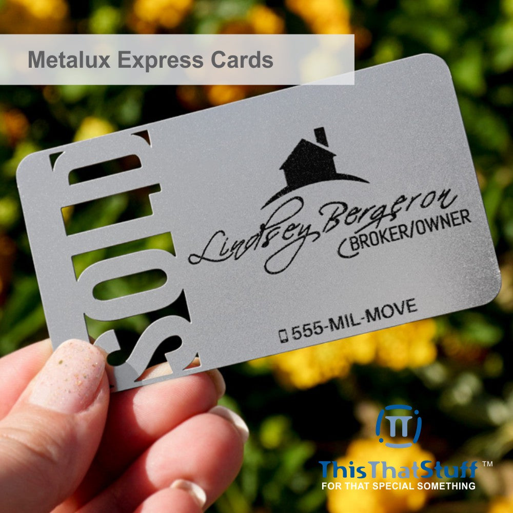Metalux Express Metal Business Cards | Membership Cards | VIP Cards | Gift Cards | Special Events | Production 10 Business Days