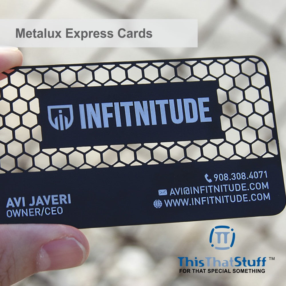 Metalux Express Metal Business Cards | Membership Cards | VIP Cards | Gift Cards | Special Events | Production 10 Business Days