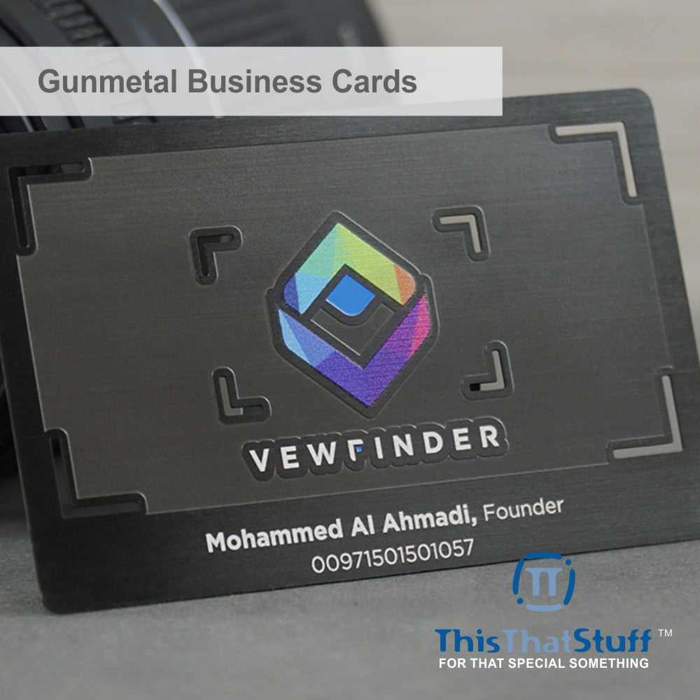 Metalux Gunmetal Business Cards | Membership Cards | VIP Cards | Gift Cards | Special Events
