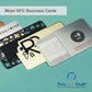 Metalux NFC Metal Business Cards | Multi Color Print | For Membership Cards, Business Cards and Invitations
