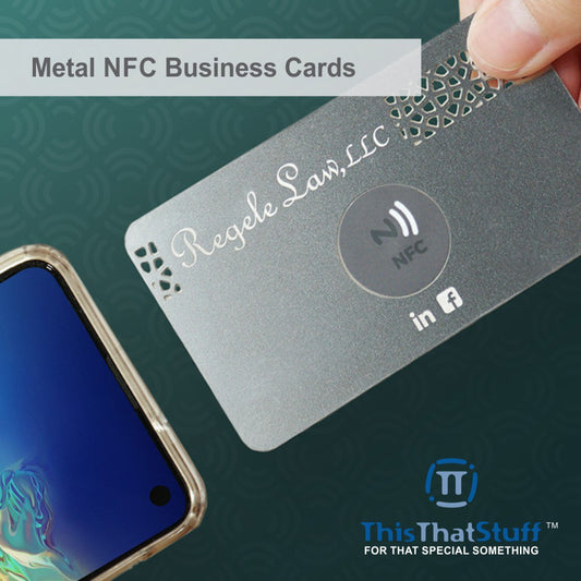 Metalux NFC Metal Business Cards | Multi Color Print | For Membership Cards, Business Cards and Invitations