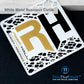 Metalux White Metal Business Cards | Multi Color Print | Membership Cards | VIP Cards | Gift Cards | Special Events