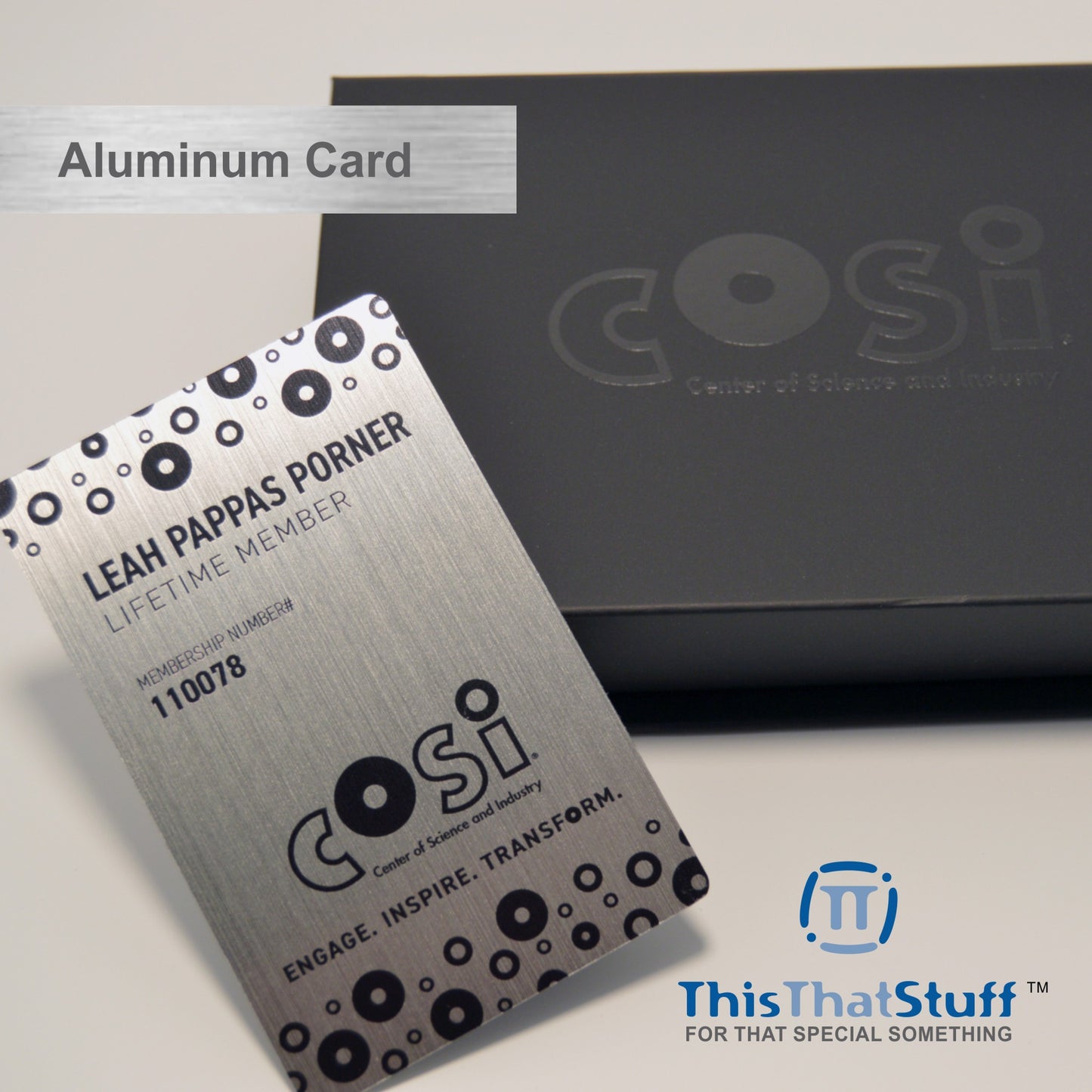 Custom Printed AluSeries Metal Cards | Credit Card Sized | Aluminum for Membership Cards, Business Cards and Invitations